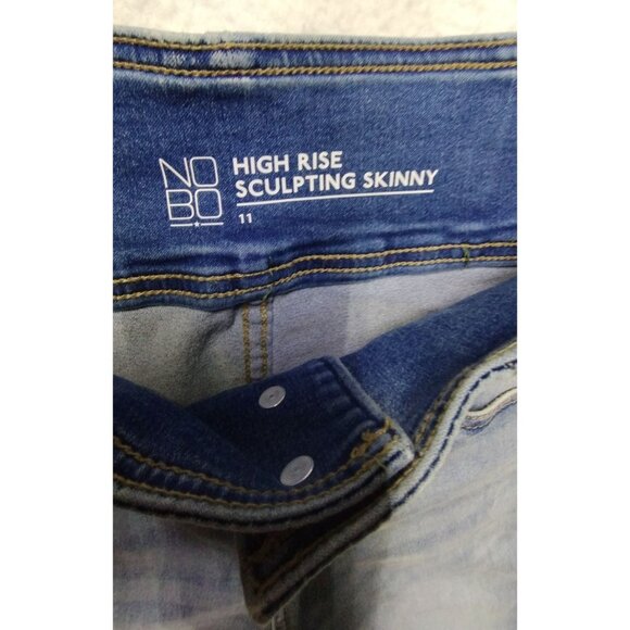 NOBO High-Waisted Skinny Fit Denim Jeans for Women w/ Button Fly Closure Size 11 - Picture 15 of 15